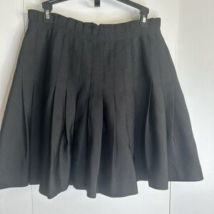 Zac Posen for Target Black Pleated Skirt with Zipper